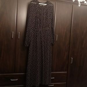 Long Boden chiffon dress 10L.